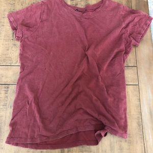 Distressed T shirt